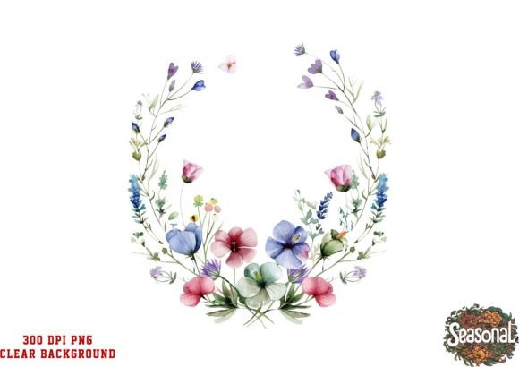 Download Watercolor Spring Wildflower Clipart - Wildflower clipart Collection