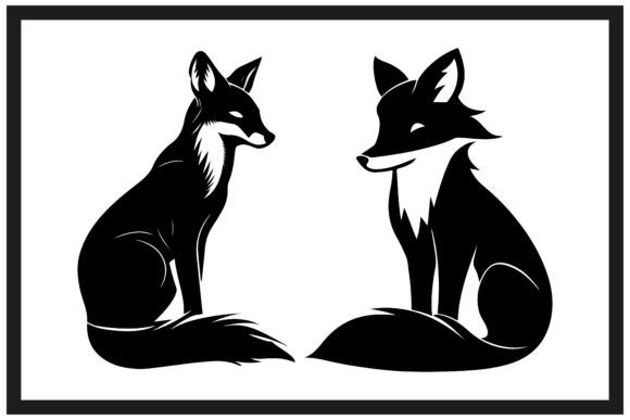 Download Fox Silhouette Stock Vector Illustration - Premium Resources