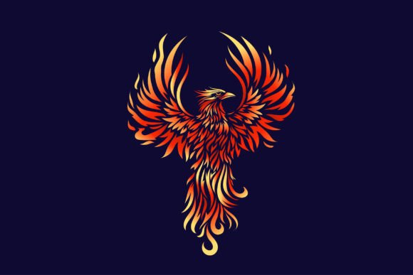 Download Phoenix Fire Bird Illustration - Bird illustration Collection