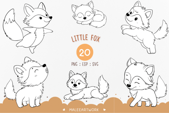 Download Little Fox Clipart, Cute Baby Fox - Premium Resources