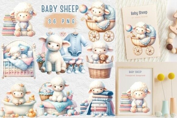 Download Adorable Sheep Baby Shower Decor - Decor Collection