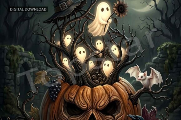 Download Spooky Fall Decor Halloween Wall Art - Decor Collection
